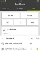 Luceco Platform Commissioning screenshot 4