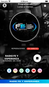 Radio Fe y Esperanza Oficial screenshot 1