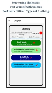 Types Of Clothing screenshot 1