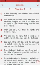 King James Version Bible (KJV) screenshot 0