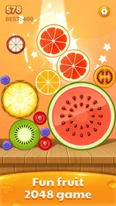 Merge Watermelon 2048 screenshot 0