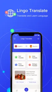 Lingo Translate & Learn Mobile screenshot 0