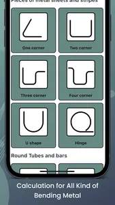 Metal Bending Calculator screenshot 1
