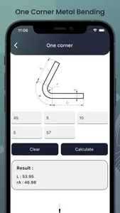 Metal Bending Calculator screenshot 2