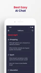 TalkGuru -AI Chatbot Assistant screenshot 2