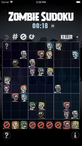 Zombie Sudoku screenshot 3