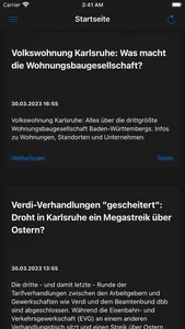 Karlsruhe News App screenshot 0