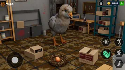 Scary Chick Chicken Escape screenshot 1