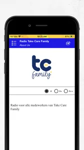 Radio Take Care Family screenshot 3