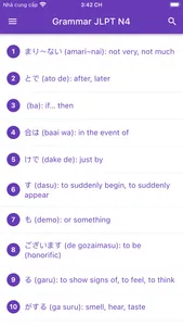 JLPT N4 - Japanese Grammar screenshot 0