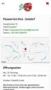 Pizzaservice Etna Sulzdorf screenshot 3