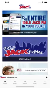 Jack 106.5 FM WVFM screenshot 4