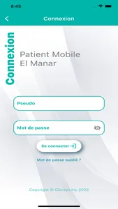 Patient Mobile El Manar screenshot 1