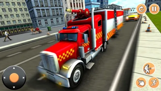 Fire Truck Rescue Emergency 3D screenshot 2