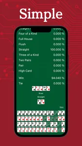 Poker hand calc:Texas hold'em screenshot 1