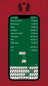 Poker hand calc:Texas hold'em screenshot 2