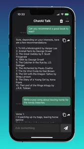 ChatAI Talk screenshot 0