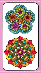 Mandala Color by Number Book screenshot 3