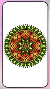 Mandala Color by Number Book screenshot 7