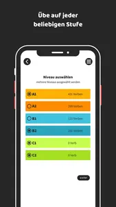 Verbentrainer screenshot 2