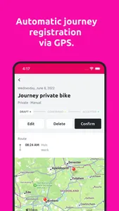 Mobiliteitsapp screenshot 2