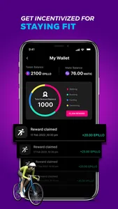 FitMint Wear-Fitness DApp screenshot 1