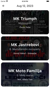 Moto Kalendar screenshot 1
