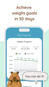 Capy Diet: Fun Calorie Counter screenshot 6