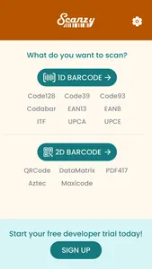 Scanzy SDK Demo screenshot 0