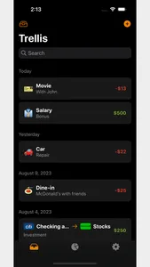 Trellis - Personal Finance screenshot 1