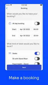 OurSpace Booking screenshot 2