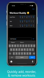 Workout Buddy: Day Tracker Log screenshot 2