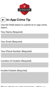 Cap Tech U Safe screenshot 3