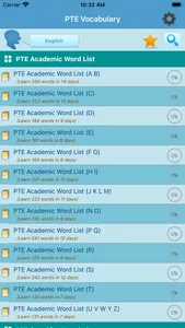 3000 PTE Vocab screenshot 0