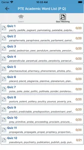 3000 PTE Vocab screenshot 2