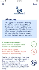 Iraq NovoCheck screenshot 5
