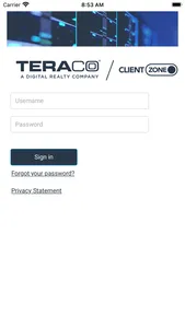 Teraco ClientZone screenshot 0