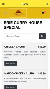 Erie Curry House screenshot 1