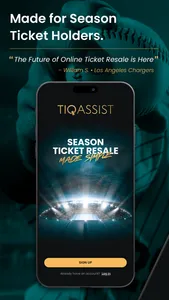 TiqAssist: Sell Season Tickets screenshot 0