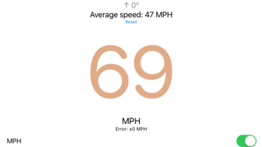 SpeedoMeter: Simple with GPS screenshot 3