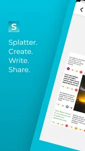 Splatter: Create, Write, Share screenshot 0