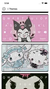 kuromi and melody HD - Themes screenshot 1