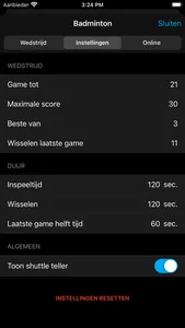 Badminton Scores screenshot 2