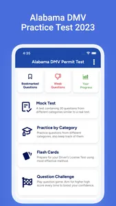 AL DMV Permit Practice Test screenshot 0