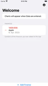 Financer - financial overview screenshot 1