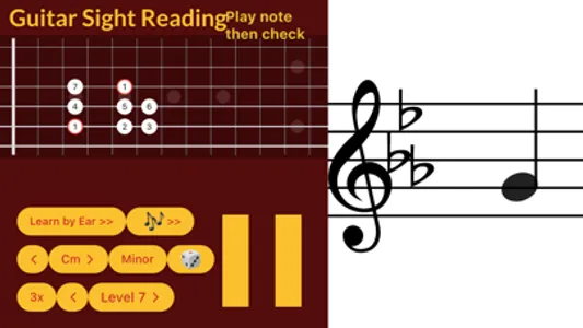 Guitar Sight Reading screenshot 1