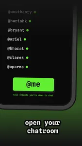 @me - live chat with friends screenshot 1