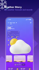 Weather Story - lifestyle screenshot 0