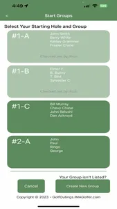 IMAgolfer Outings screenshot 3