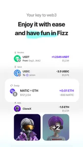 Fizz: Fun & Ezzy Crypto Wallet screenshot 2